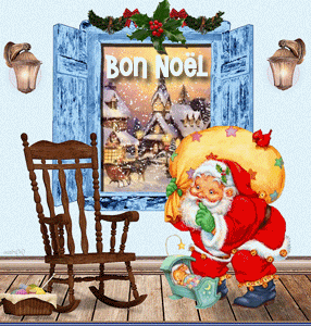 Gif bon Noël père Noël